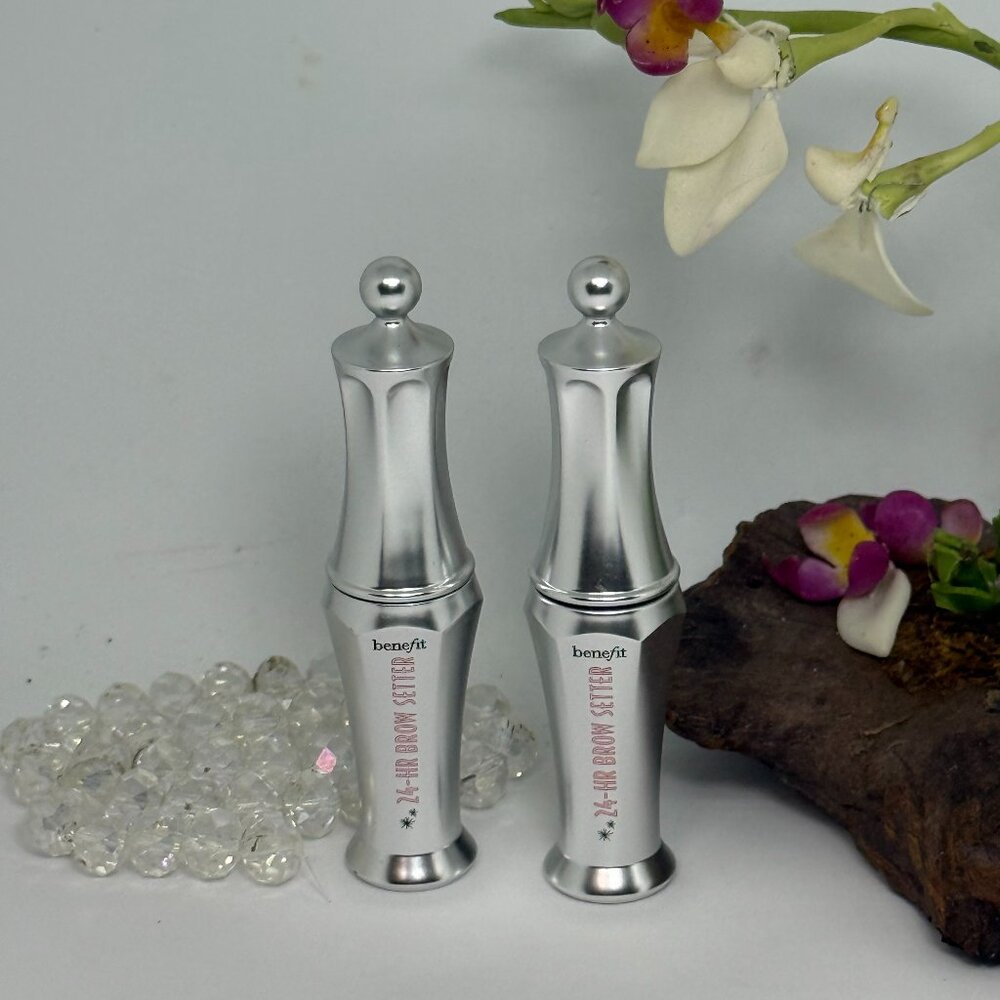 2x Benefit 24-Hr Brow Setter Invisible Gel for Brows - .11 oz - New